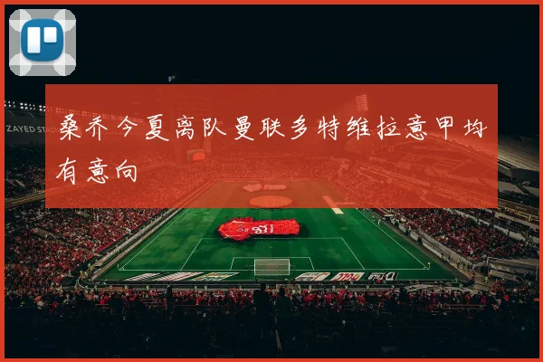 桑乔今夏离队曼联多特维拉意甲均有意向